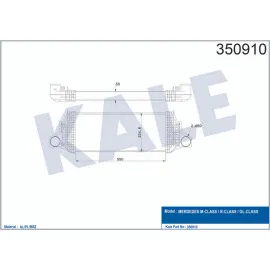 TURBOSARJ RADYATORU MERCEDES X164 W164 W251