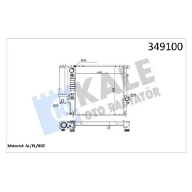 Motor Su Radyatoru Bmw M40 E30 M50 M52 E36 Otomatik Sanz.