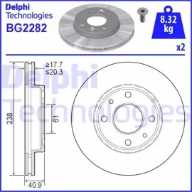 Ön Fren Aynasi Küçük Renault R9-R11-R19-R21 Clio I 91 96 Clio Ii 98 Clio Symbol 00 09 Kangoo 97 Megane I 96 Symbol Ii 08 238X20.1 Havali 4 Delik