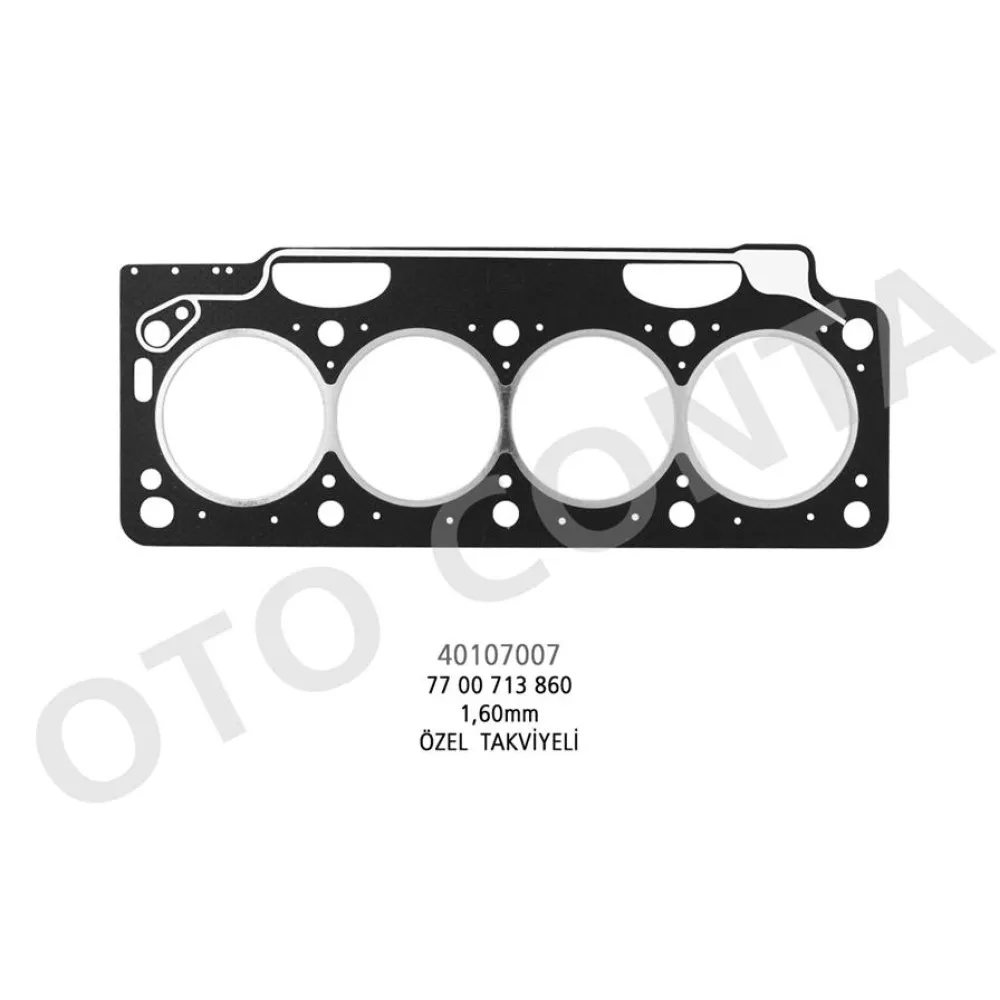 Silindir Kapak Conta (Lpgli Araclara Ozel Takviyeli 1,60Mm Beyaz) R11-R21 1700