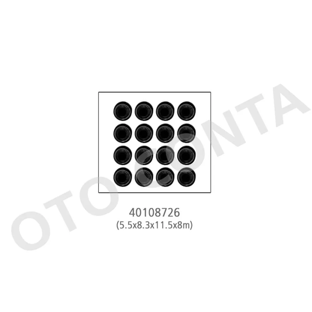 SUBAP LASTİGİ (16 adet) CLİO IIİ-TWNG-MODÜS 05-LOGAN SANDERO 12- 1.2 16V (D4F) (5,5x8,3x11,5x8mm)