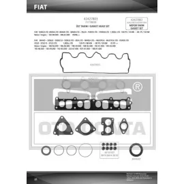 ÜST TAKIM CONTA (VİTON KEÇELİ+SUBAP LASTİKLİ) FIAT DOBLO OPEL ASTRA H-VECTRA C-ZAFİRA 1.9JTD