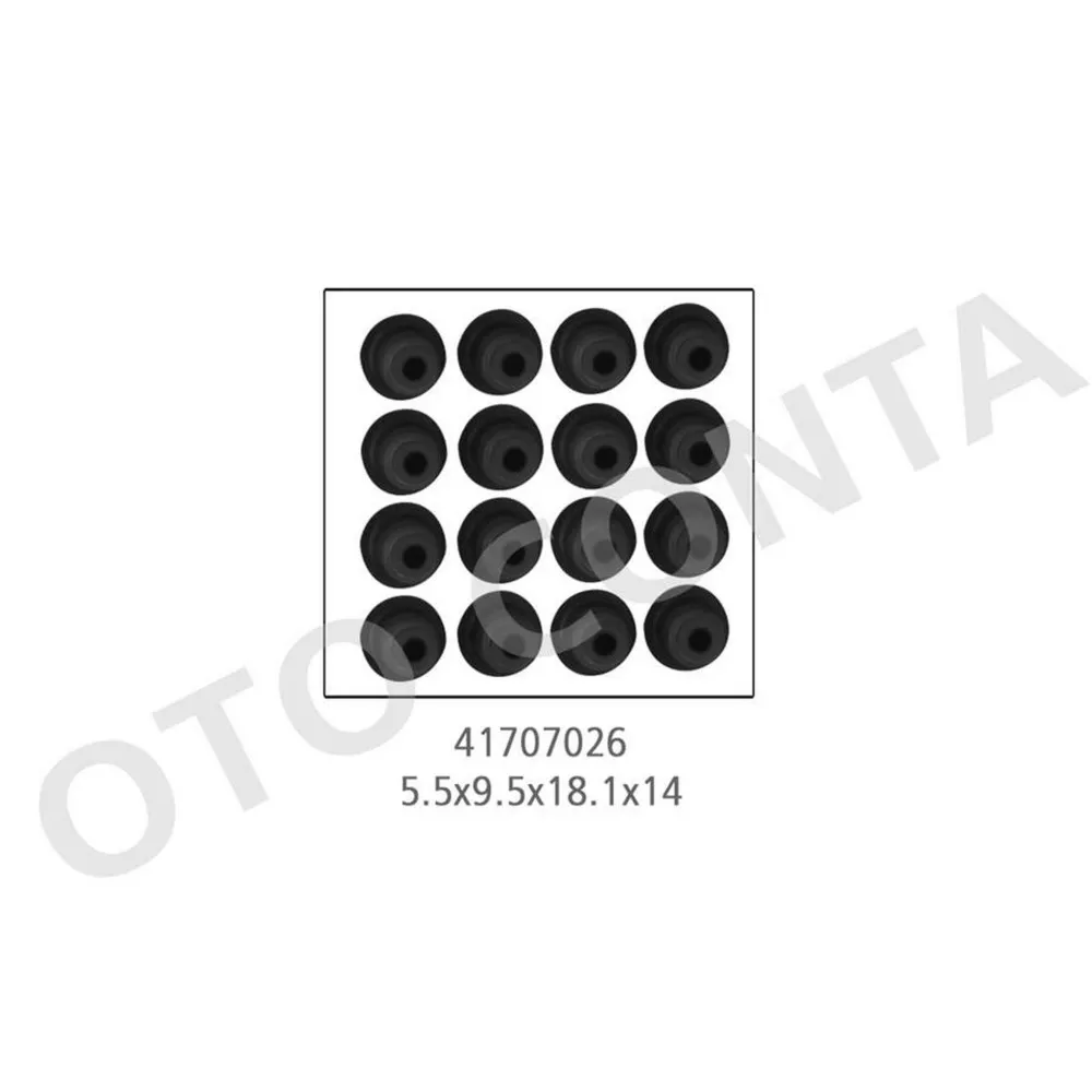 SUBAP LASTİGİ (16adet) PARTNER-BERLİNGO-FOCÜS-FİESTA-P206-P207-P307-C2-C3-C4 1.6HDİ(5,5x9,5x18,1x14)