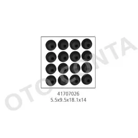 SUBAP LASTİGİ (16adet) PARTNER-BERLİNGO-FOCÜS-FİESTA-P206-P207-P307-C2-C3-C4 1.6HDİ(5,5x9,5x18,1x14)