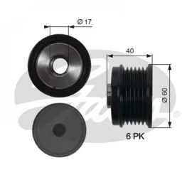 ALTERNATÖR KASNAĞI RULMANLI EGEA 1.6 MTJ 2020