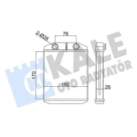 Kalorifer Radyatörü Renault Clio Iv 12 Captur Al-Pl-Brz
