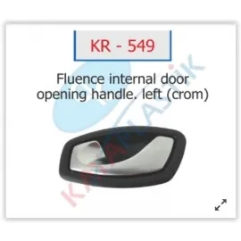 Kapi İç Açma Kolu Sol Megane Iii Hb Krom