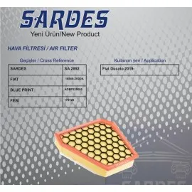 Hava Filtresi Fiat Ducato Iii-Ducato Iii 4X4-Ducato Iii Panorama-Ducato Iii Panorama 4X4