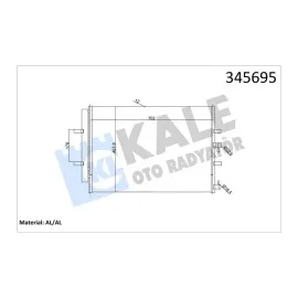 Klima Radyatörü [ Ford Transit V363 2014- Custom 2012- Kurutuculu ]