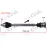 KOMPLE AKS SAĞ CADDY-GOLF5-JETTA-PASSAT 1.9-2.0 TDİ 03-09 754.5mm