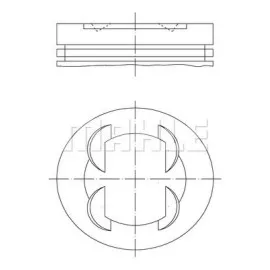 PISTON SEGMAN 86.4 mm BMW S50 B32 E36 M3 3.2