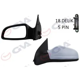 Diş Dikiz Aynasi Sol Astra H 04 Elektrikli Isitmali Astarli Asferik 5 Fiş Vm-968Ehpal 13312982