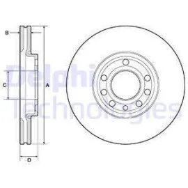 ÖN FREN AYNASI VECTRA C 02 SIGNUM 03 SAAB 9.3 02 CROMA 05 285x25x5DLxHAVALI 46844071-51819733