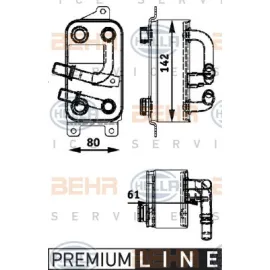 SANZIMAN YAG SOGUTUCU PREMIUM LINE BMW E60 E65 M54