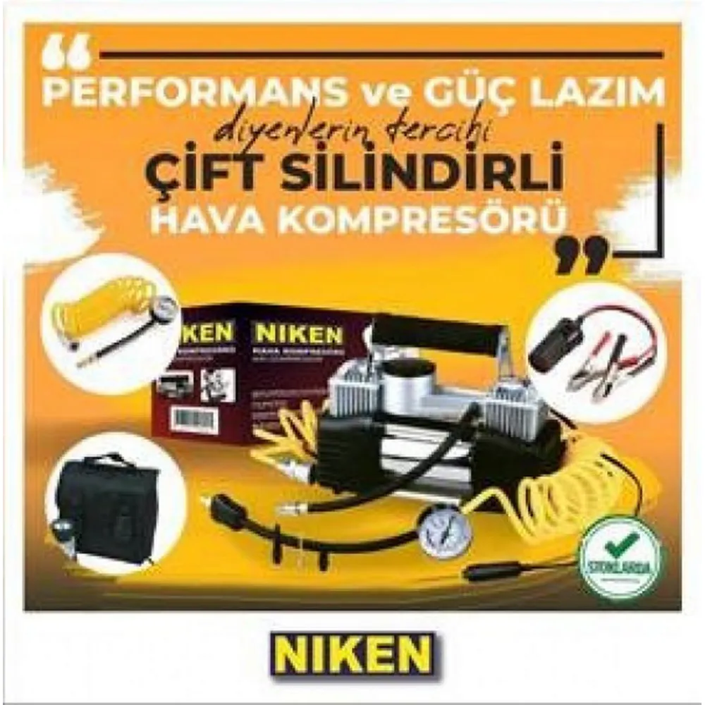 HAVA KOMPRESÖRÜ METAL ÇİFT SİLİNDİR