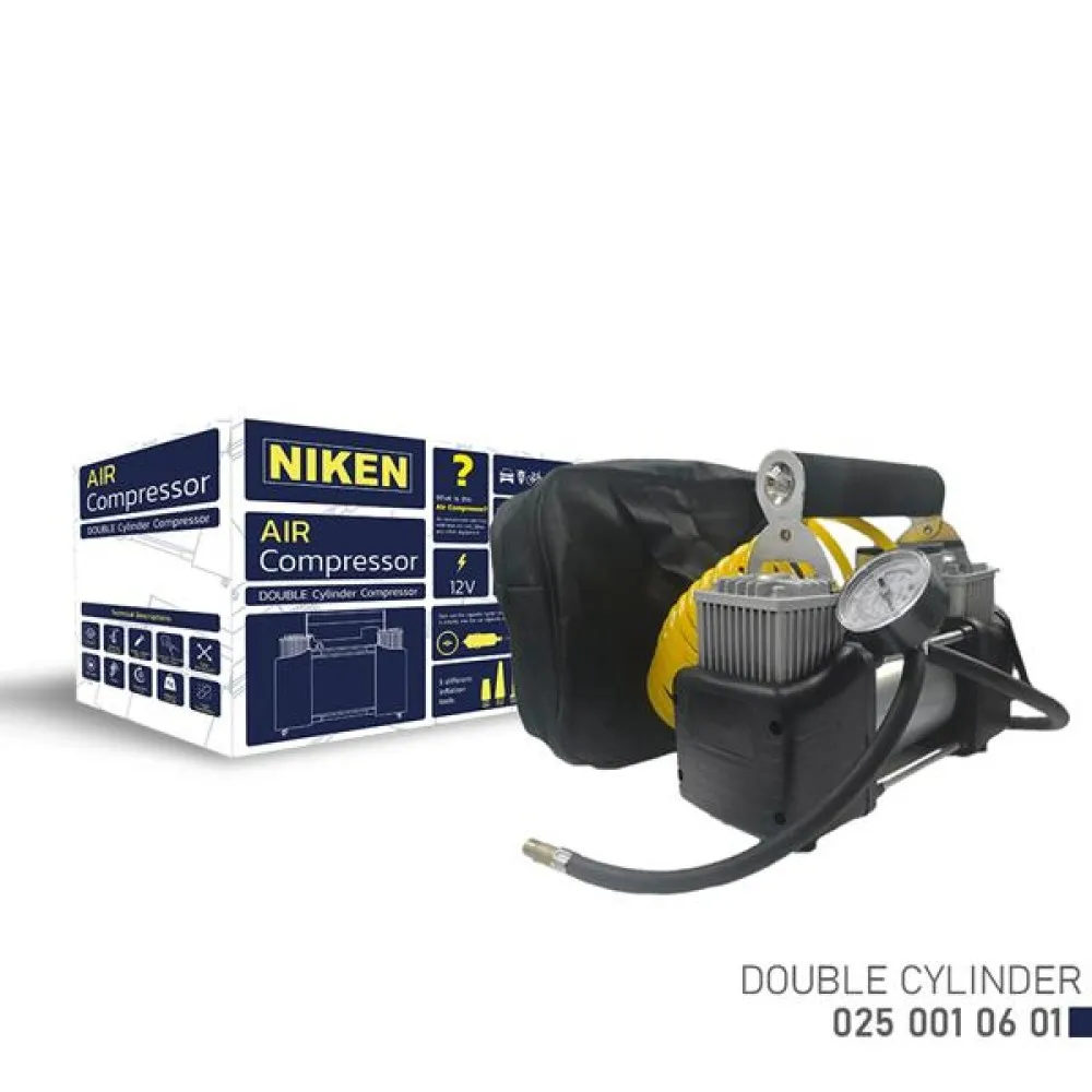 Hava Kompresörü Metal Çift Silindir