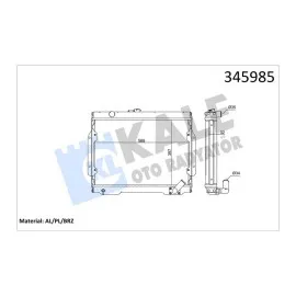 RADYATÖR L200 AL/PL/BRZ