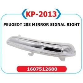 Diş Dikiz Ayna Sinyali Sağ Opel Corsa F 19 Peugeot P208-P2008 13 Citroen C3 16 C4 14