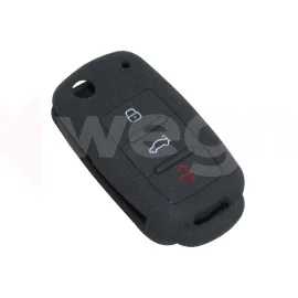 KONTAK ANAHTAR KUMANDA KORUYUCU KILIF SİLİKON SİYAH VW CADDY-JETTA-POLO-GOLF 6-SEAT LEON