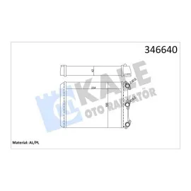 Kalorifer Radyatörü W124 (86-94)
