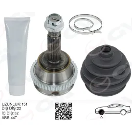 AKS KAFASI DIS FIAT PALIO 96 1.6 16V DIŞ:22 İÇ:22