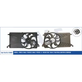 FAN MOTORU DAVLUMBAZLI FORD CMAX-FOCUS-FOCUS II-VOLVO C30-S40 II-V50 250W-390mm