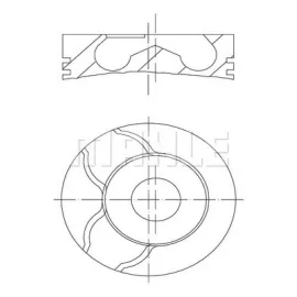 MOTOR PİSTON SEGMAN 1.00 -0.20mm KISA CLIO-KNG 1.5 DCI K9K 77.00mm 26 pim