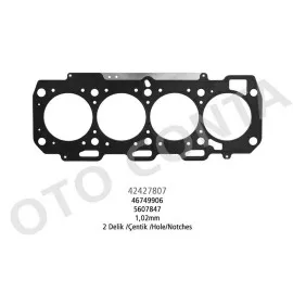 SİLİNDİR KAPAK CONTA CELİK 2 DELİK DOBLO 1.9 JTD