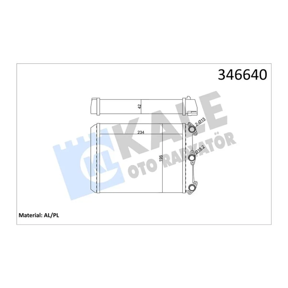 Kalorifer Radyatörü W124 (86-94)