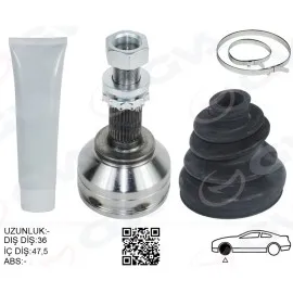 Aks Kafasi Diş Sağ - Sol Qashqai J10 Kasa 1.5 Dci - 1.6 Benz. 07-13