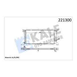 Motor Su Radyatörü [ Ford Transit T15/t19 Ym Turbo Brazing 1997-2001 ]