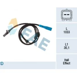 Abs Devir Sensörü Ön Crossland-P207-P208-P301-P2008-Bipper-C-Elysee-C3 Aircross-C3 Ii-Iii C4 Cactus- Nemo-Ds3