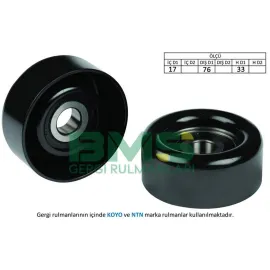 ALTERNATÖR GERGİ RULMANI H1-STAREX-SORENTO 2.5 CRDİ 01 76x33x17 WKM64012