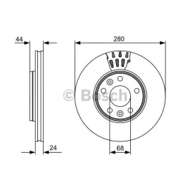 FREN DİSKİ ÖN 5 BİJON 280 MM RENAULT FLUENCE 1.6 16V / 2.0 16V / 1.5 DCI 10 -, MEGANE III 1.2 TCE 12 -, 1.4 TCE / 1.6 16V / 2.0 CVT / 1.5 DCI / 1.9 DCI 08 -, DACIA DUSTER 1.5 DCI / 1.6 16V 10 -