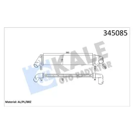 Turbo Radyatörü [ Dacia Duster , Logan Mcv , Sandero 2009- K9K ]