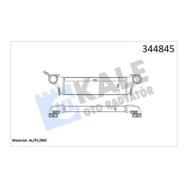 İntercooler Al/pl/brz X5