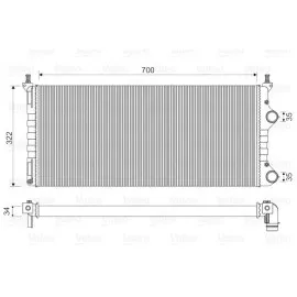 Radyatör Doblo 1.9 Jtd-1.3Mtj Mek Ac Klimasiz 730X305.4X38 -46807378
