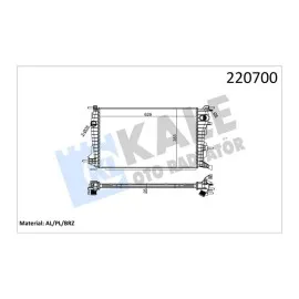 Motor Su Radyatörü [ Renault Fluence 1.5 Dci ]