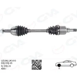 Ön Aks Komple Sol Ford Yeni Courier 17 1.5-1.6 Tdci -1.0 Ecoboost