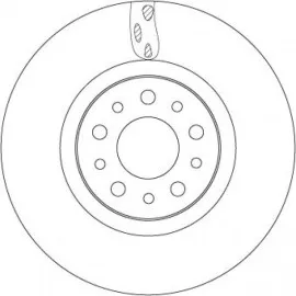 Ön Fren Aynasi Disk Fiat Egea 16 1.0 1.3 Mtj 1.4 1.5 1.6 Mtj 5 Bijon Diş:281Mm K:24Mm