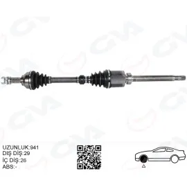 Komple Aks Sağ Nissan Qashqai 1.5L K9K J10 06-13 Manuel Vites