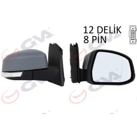 DIŞ DİKİZ AYNASI SAĞ FORD FOCUS 12> ELEKTRİKLİ ISITMALI ASTARLI SİNYALLİ SENSÖRLÜ ALT AYDINLATMALI K ATLANIR