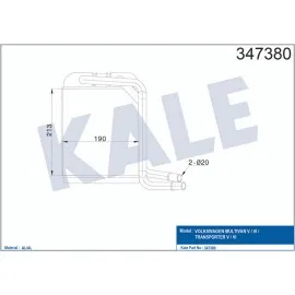 KALORİFER RADYATÖRÜ [ VOLKSWAGEN TRANSPORTER T5 , T6 2003- ]
