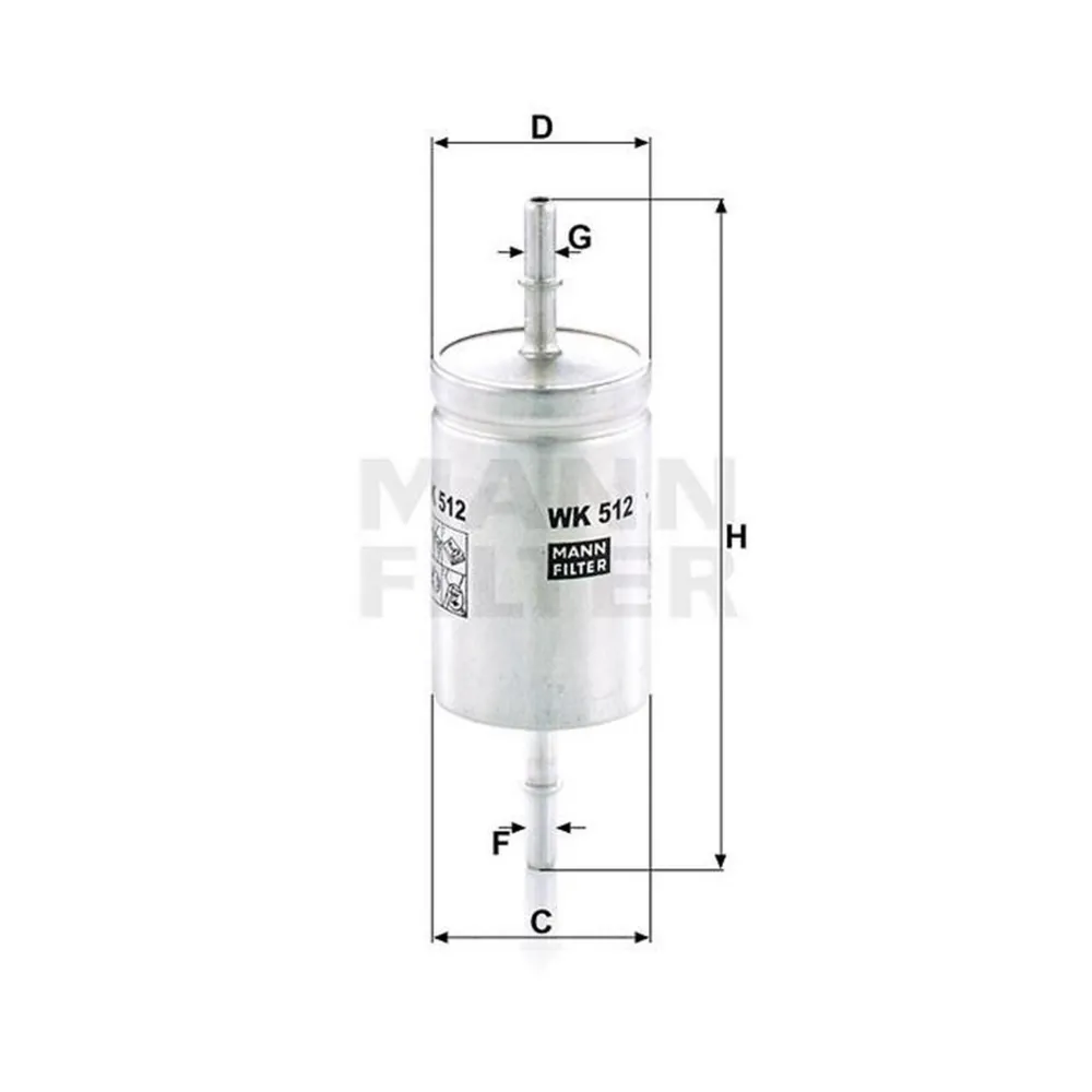 YAKIT FİLTRESİ SEAT IBİZA II 1.4 60HP 09/93-08/99