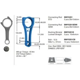 Piston Kolu 29Pim 276Dt Discovery 3 L319 04>09 Discovery 4 L319 09>18 272Ps 368Dt Range Rover 3 Vogue L322 06>12 Range Rover Sport I L320 06>13