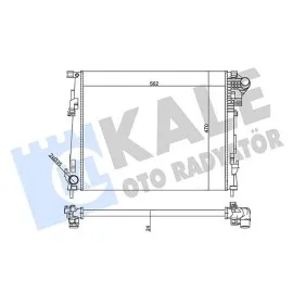 Su Radyatörü Renault Trafic Ii-Opel Vivaro-Nissan Primastar 2.0Dci-Cdti 06 Mt Mekanik 562X470X24 93854164