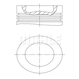 MOTOR PİSTON SEGMAN CRAFTER-AMAROK-PASSAT 81mm 0.50 CKUB-CKTB-CFFA-CFFB-CFGB-CFGC-CNFA-CNFB 87-891807-32