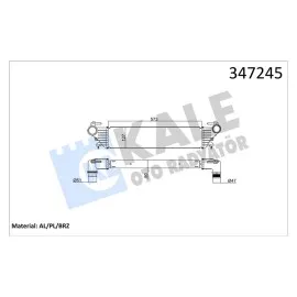 Turbo Radyatörü [ Fiat Egea , 500L 1.3 / 1.6 Mjet / 1.4 Benzinli ]