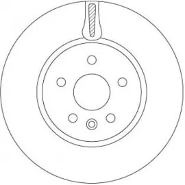 Ön Fren Aynasi Havali Astra K 15 16 Inc / 5 Delik 300X26