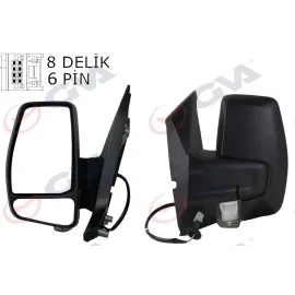 Diş Dikiz Aynasi Sol Transit Custom V362 12 Elektirikli Isitmali Desenli Sinyalli Konveks Vm-6325Rhl 1766580-683Bl5Ja6